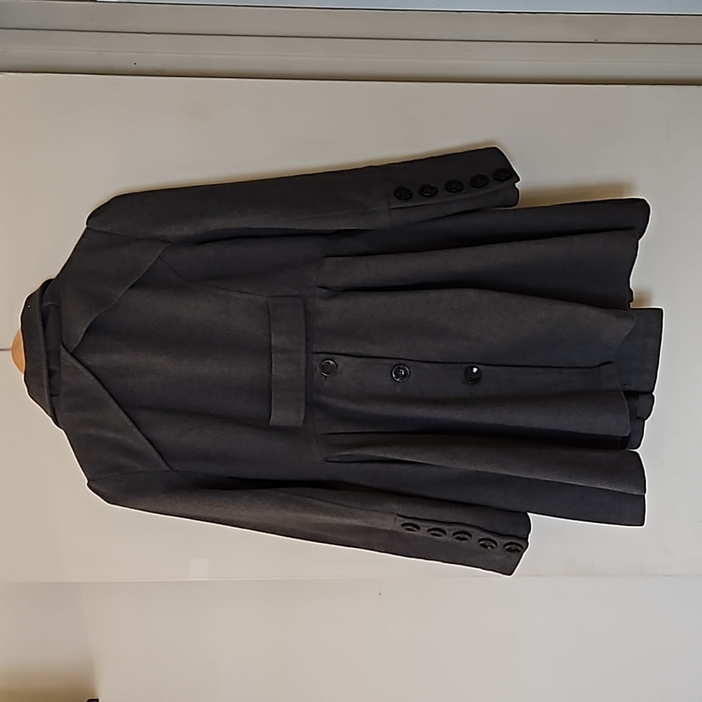 Gray Wool Winter Coat - image 4